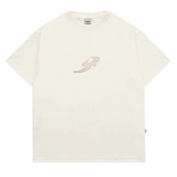 CAMISETA BARRA "B GARÇA TEXTURA OFF WHITE"