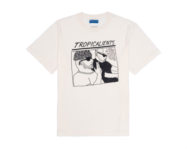CAMISETA TROPICALIENTS “PERFECT PLAN” OFF WHITE