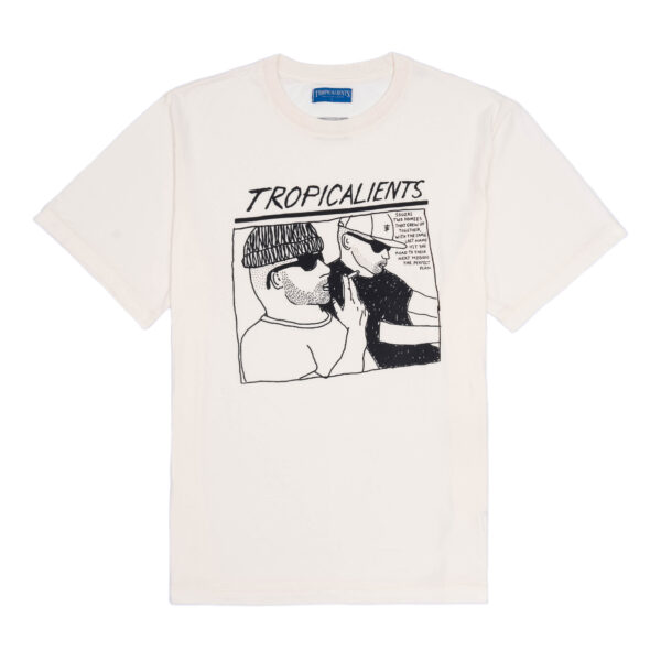 CAMISETA TROPICALIENTS “PERFECT PLAN” OFF WHITE