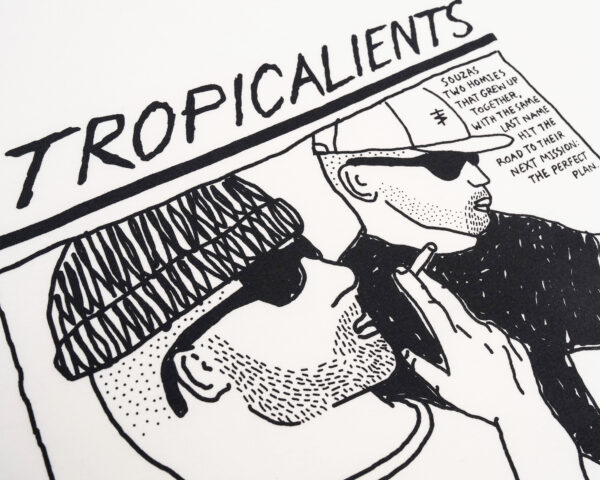 CAMISETA TROPICALIENTS “PERFECT PLAN” OFF WHITE