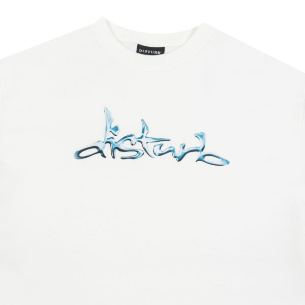 CAMISETA DISTURB LIQUID CHROME TEE IN OFF WHITE
